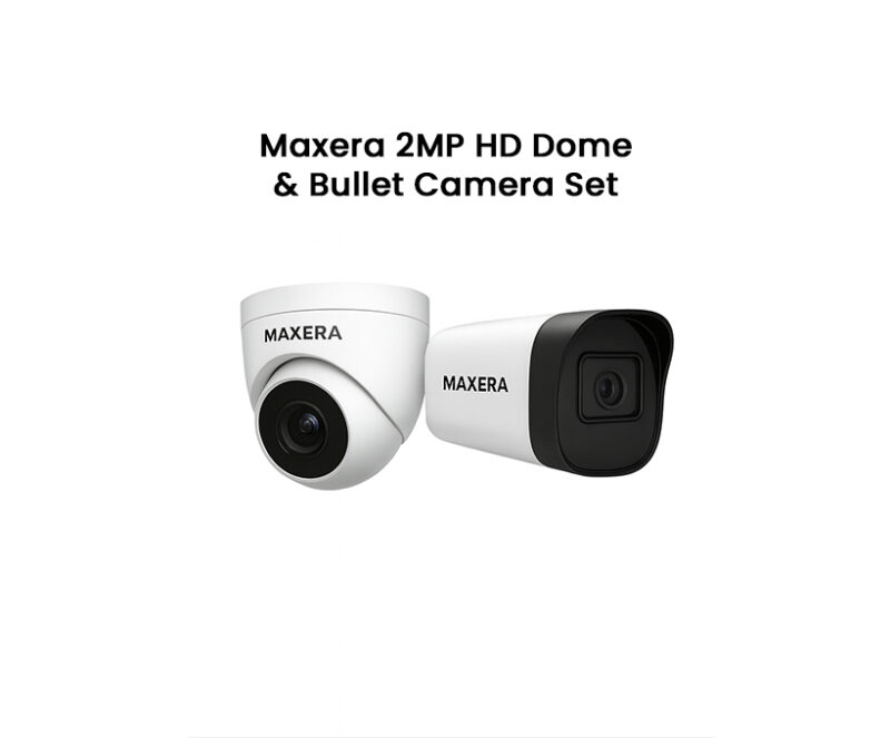 Maxera 2MP HD Dome & Bullet Camera Set