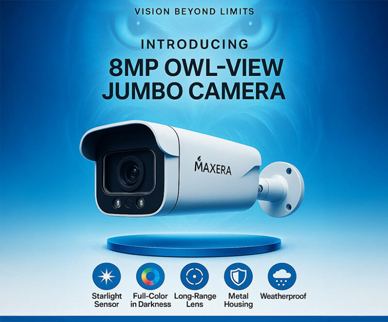 3 Maxera 8MP Ultra HD Jumbo Camera