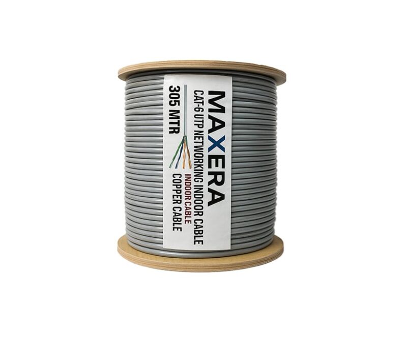 MAXERA CAT-6 UTP Indoor Copper Networking Cable (305 Meter)